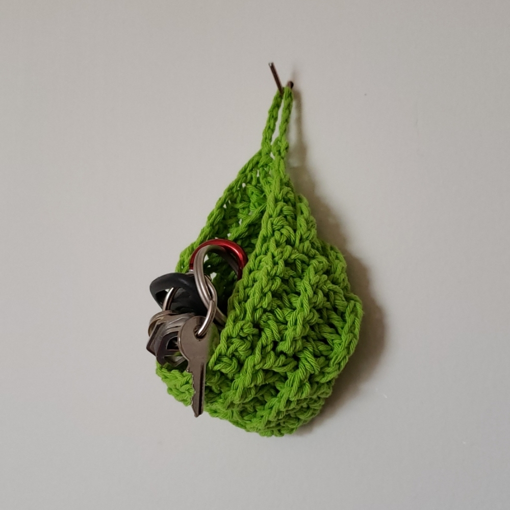HANDMADE small hanging basket